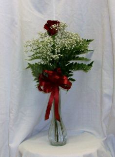 Red Rose Vase 