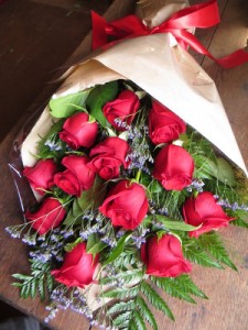 Mom & Pop's Red Rose Wrap Exclusively at Mom & Pops in Ventura, CA | Mom And Pop Flower Shop
