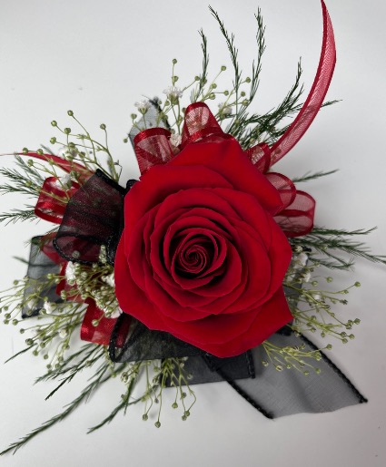 Red Rose Wristlet 