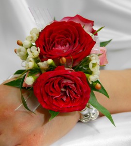 Red Rose Wristlet Corsage