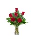 Red Roses (6) Flower Arrangement