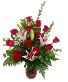 ROMANCE OF THE HEART  VASE ARRANGEMENT 