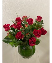 Red Roses & Berries  