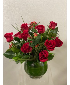 Red Roses & Berries  