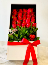 RED ROSES BOX  