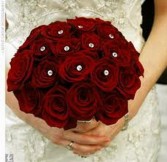 Red Roses Bridal Bouquet