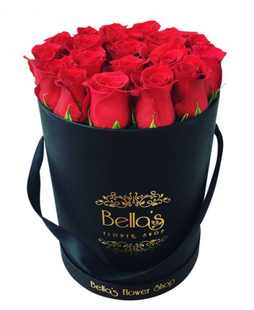 Red Roses in Box 