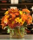 Red Rovers Delight Fall floral arrangement 