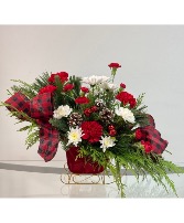 Red Sleigh Christmas Arrangement