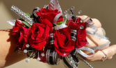 Red Sparkle Corsage
