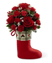 Red Stocking Arrangement 