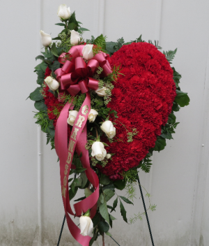 Red Sympathy Heart Fresh Heart Sympathy Arrangement in Farmville, VA | CARTERS FLOWER SHOP Red Sympathy Heart Fresh Heart Sympathy Arrangement in Farmville, VA | CARTERS FLOWER SHOP