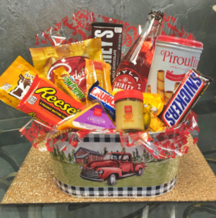 Red Truck Snack Bucket