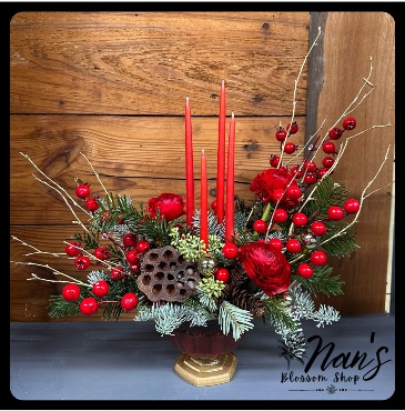 Red Velvet Christmas  in Bryan, TX | NAN'S BLOSSOM SHOP