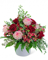 Red Velvet Crush Flower Arrangement
