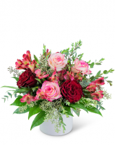 Red Velvet Love Flower Arrangement
