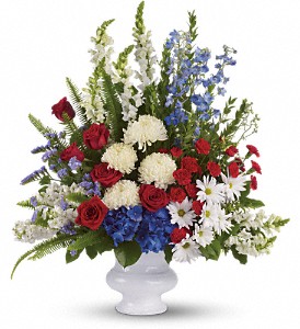Red White And Blue Arrangement