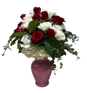 Red, White , and Love A Davis Floral Design