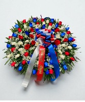 Red White & Blue Casket