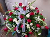 Red & White Casket