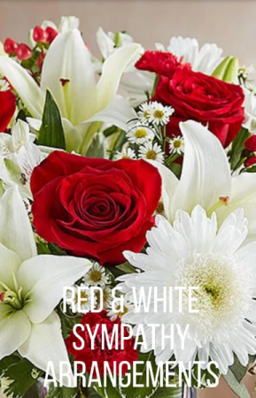 Sympathy Red & White Sympathy