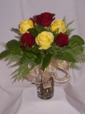 RED & YELLOW VELVET - Anniversary Roses Flowers Roses Gifts, Chocolates & Gifts
