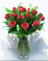 Reddy for Love Vase Arrangement