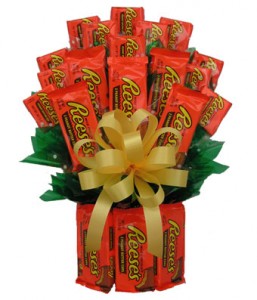 Reese's Candy Bouquet Gift Basket