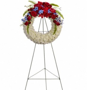 REFLECTIONS OF GLORY WREATH Funeral Flowers