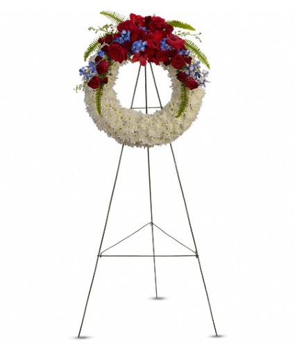 Reflections of Glory Wreath Spray Wreath
