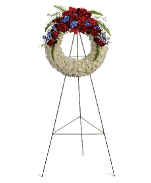 Reflections of Glory Wreath sympathy arrangements