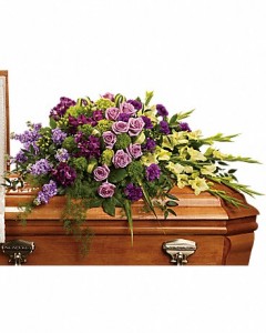 Reflections of Gratitude Half Casket Spray in Storrs, CT | THE FLOWER POT Reflections of Gratitude Half Casket Spray in Storrs, CT | THE FLOWER POT