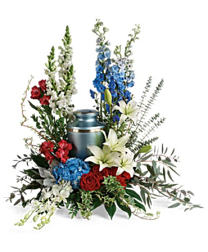 REFLECTIONS OF HONOR CREMATION TRIBUTE sympathy arrangements