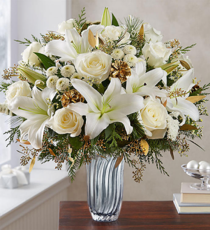 Reflections of Winter Vase Arrangement