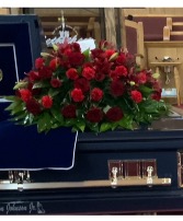 Regal red Casket Cover