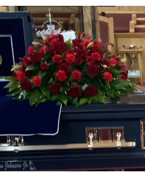Regal red Casket Cover