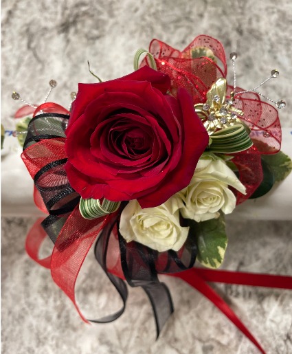 Regal Red Rose Wristlet Graduation Wristlet