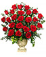 Regal Roses Urn Funeral Flowers