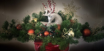 Reindeer Centerpiece Artificial