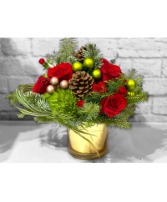 Reindeer Light Vase Arrangement