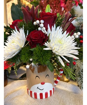 Reindeer Mug Arrangement 