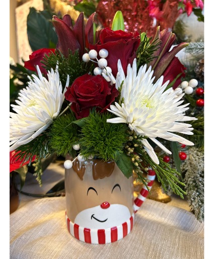 Reindeer Mug Arrangement 