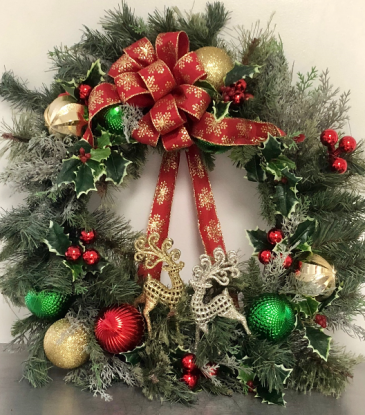 Reindeer Wreath