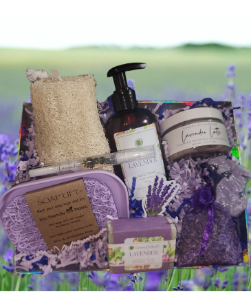 Relaxing Lavender Gift Set MICHIGAN MADE  MICHIGAN Gift Set...ONE LEFT in Allegan, MI | Allegan Floral and Gifts