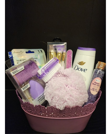 Relaxing Lavender  Spa Basket