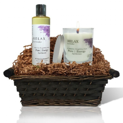 Relaxing Lavender Spa Gift Basket