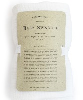REMEMBER WHEN SWADDLE BLANKET - 47"X47" SUGARBOO & CO