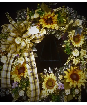 Remembering my sister wreath