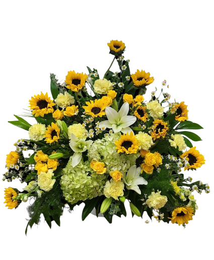 Remembering You Mache Floor or Table Top Arrangement