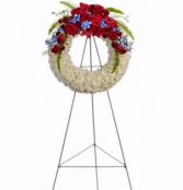 Remembrance and Love Standing Wreath